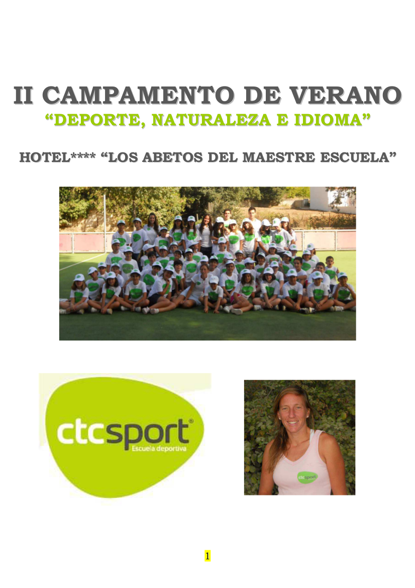 diptico CELIA informacion y programa Campamento Los Abetos del Maestre Escuela I